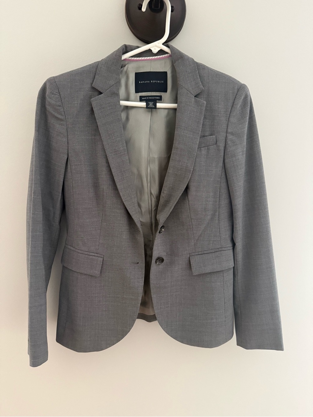 Banana Republic Gray Women's Tailored Blazer